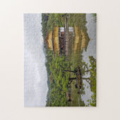 Golden Pavilion Zen Buddhist Temple Kyoto foto Legpuzzel (Verticaal)