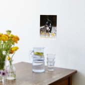 Golden Paw-afdrukken in ons hart Folie Afdrukken (Laag (Keuken))