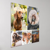 Golden Paw Drukt Pet Foto Collage Folie Afdrukken (Laagn)