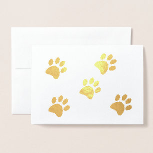 Golden Paws Folie Kaarten