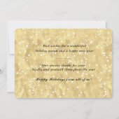 Golden Peace en Dove stijlvolle zakenvakantie Kaart (Achterkant)