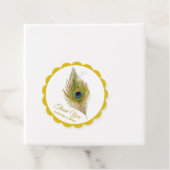 Golden peace ock vether Dank je Bedankjes Labels (In situ)