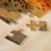 Golden Peace Sign Legpuzzel (Zijkant)