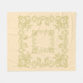 Golden Peach Fleece Deken (Voorkant (Horizontaal))
