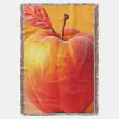 Golden Peach Perfection Design Deken (Voorkant Verticaal)