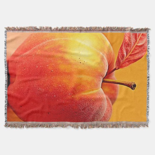 Golden Peach Perfection Design Deken (Voorkant)