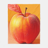 Golden Peach Perfection Design Fleece Deken (Voorkant)