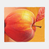 Golden Peach Perfection Design Fleece Deken (Voorkant (Horizontaal))
