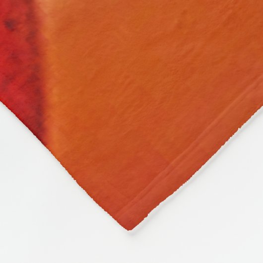 Golden Peach Perfection Design Fleece Deken (Hoek)