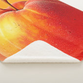 Golden Peach Perfection Design Sherpa Deken (3/4)