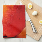 Golden Peach Perfection Design Theedoek (Quarter Fold)