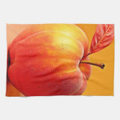 Golden Peach Perfection Design Theedoek (Horizontaal)