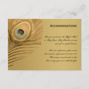 Golden Peacock-combinatiekaart Informatiekaartje