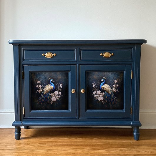 Golden Peacock Decoupage Papier Inpakpapier Vel