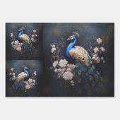 Golden Peacock Decoupage Papier Inpakpapier Vel (Voorkant 3)