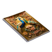 Golden Peacock Design Notitieboek (Rechterzijde)