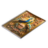Golden Peacock Design Notitieboek (Linkerzijde)