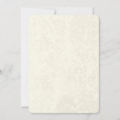 Golden Peacock Feathers Kaart (Achterkant)