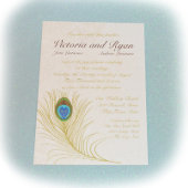 Golden Peacock Feathers Kaart