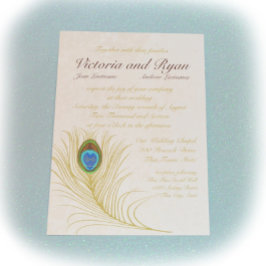 Golden Peacock Feathers Kaart