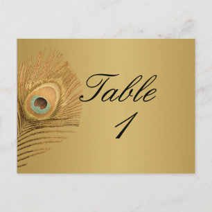 Golden Peacock Tafelnummer