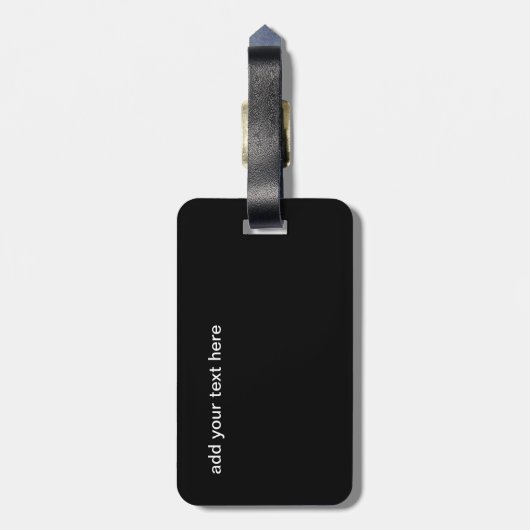 Golden Peacock Temple Dreams Collectie Bagagelabel (Achterkant verticaal)