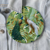 Golden Peacock Temple Dreams Collectie Ronde Button 6,0 Cm (In situ)