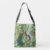 Golden Peacock Temple Dreams Crossbody Tas (Achterkant)