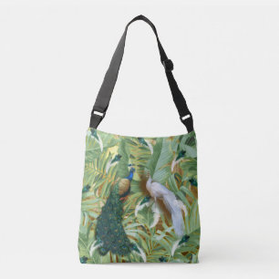 Golden Peacock Temple Dreams Crossbody Tas