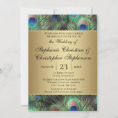 Golden Peacock - uitnodiging voor weddenschappen (Voorkant)