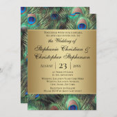 Golden Peacock - uitnodiging voor weddenschappen (Voorkant / Achterkant)