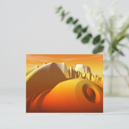 Golden Peaks Briefkaart (Staand voorkant)