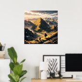 Golden Peaks: Een reis van twee zielen Poster (Thuiskantoor)