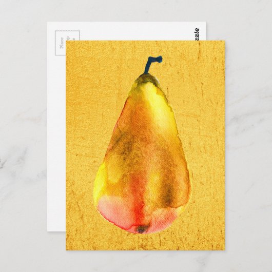 Golden Pear Briefkaart (Voorkant / Achterkant)