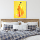 Golden Pear Fruit Canvas Afdruk (Insitu (Slaapkamer))