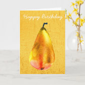 Golden Pear Kaart (Gele Bloem)