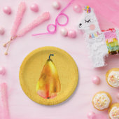 Golden Pear Papieren Bordje (Feest)