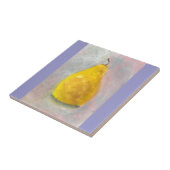 Golden Pear still Life Waterverf Tegeltje (Zijkant)