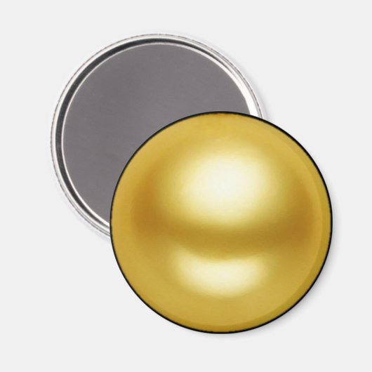 Golden Pearl Magneet (Voorkant / Achterkant)