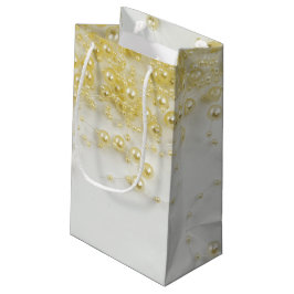 Golden Pearls Gift Bag Klein Cadeauzakje