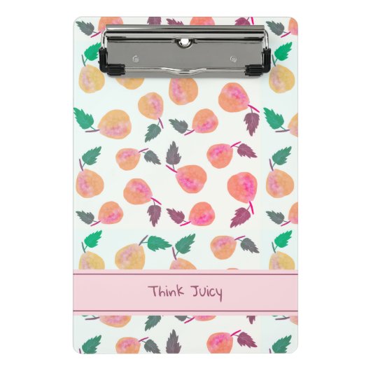 Golden Pears Collection Pink Mini Klembord (Voorkant)