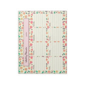 Golden Pears Collection Pink Planner Notitieblok (Linkerzijde)