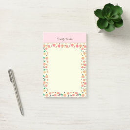 Golden Pears Collection Pink Post-it® Notes