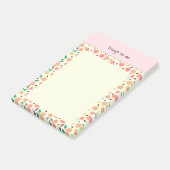 Golden Pears Collection Pink Post-it® Notes (Schuin)