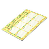Golden Pears Collection Yellow Bright Planner Notitieblok (Schuin)