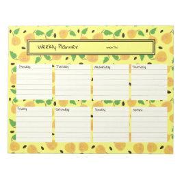 Golden Pears Collection Yellow Bright Planner Notitieblok