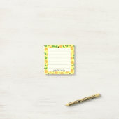 Golden Pears Collection Yellow Bright Post-it® Notes (Op bureau)