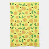 Golden Pears Collection Yellow Bright Theedoek (Verticaal)