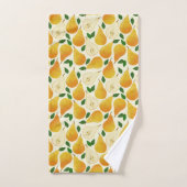 Golden Pears Pattern Bad Handdoek (Handdoek)