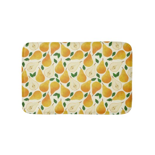 Golden Pears Pattern Badmat (Voorkant)